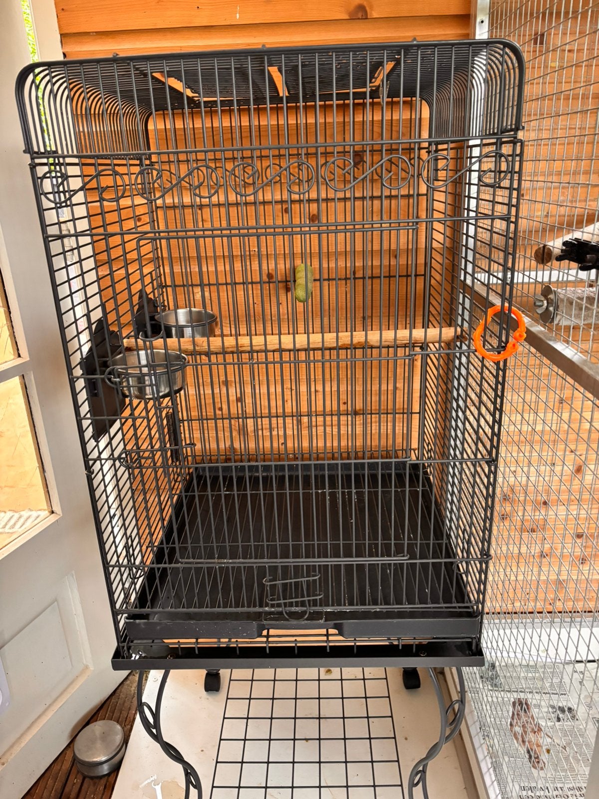 Vogelkooi Afmetingen: 126cm H x 50cm B x 50cm, Ophalen of Verzenden, Zo goed als nieuw, Metaal, Vogelkooi
