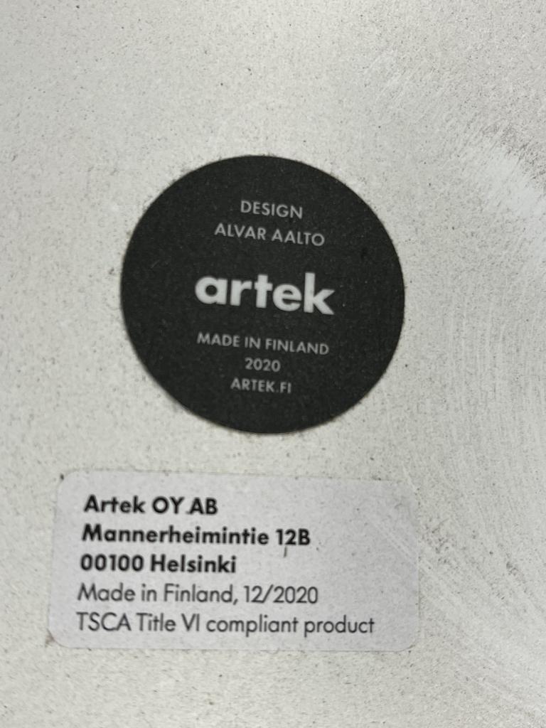 9  Artek Stool kruk 60cm Wit Nieuw, Huis en Inrichting, Krukjes, Niet ingevuld, Niet ingevuld, Nieuw, Ophalen of Verzenden