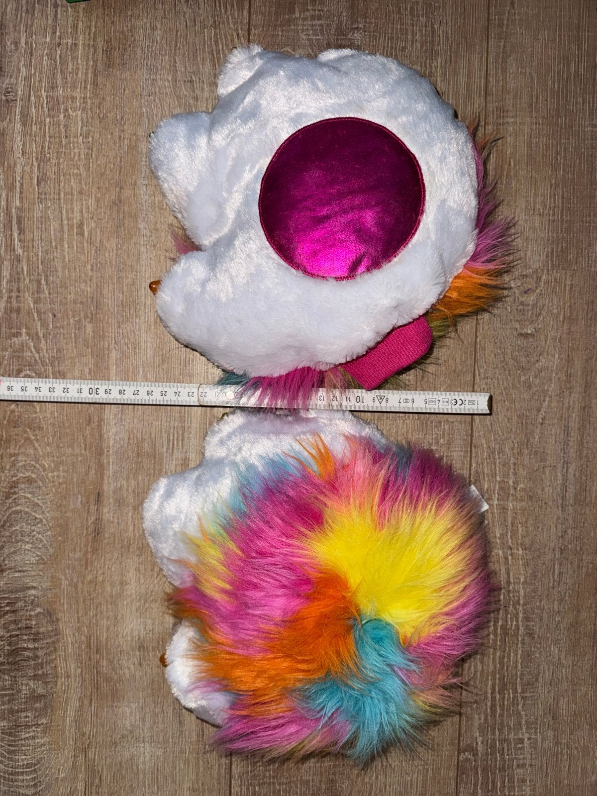 Kleurrijke eenhoorn pantoffels - Maat 36-38, Gebruikt, Eenhoorn, Ophalen of Verzenden, Middelgroot (20 tot 80 cm)