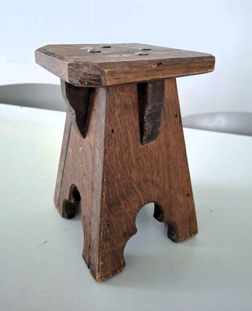 vintage neogothisch krukje end table plantentafel Frans ., Antiek en Kunst, Ophalen of Verzenden
