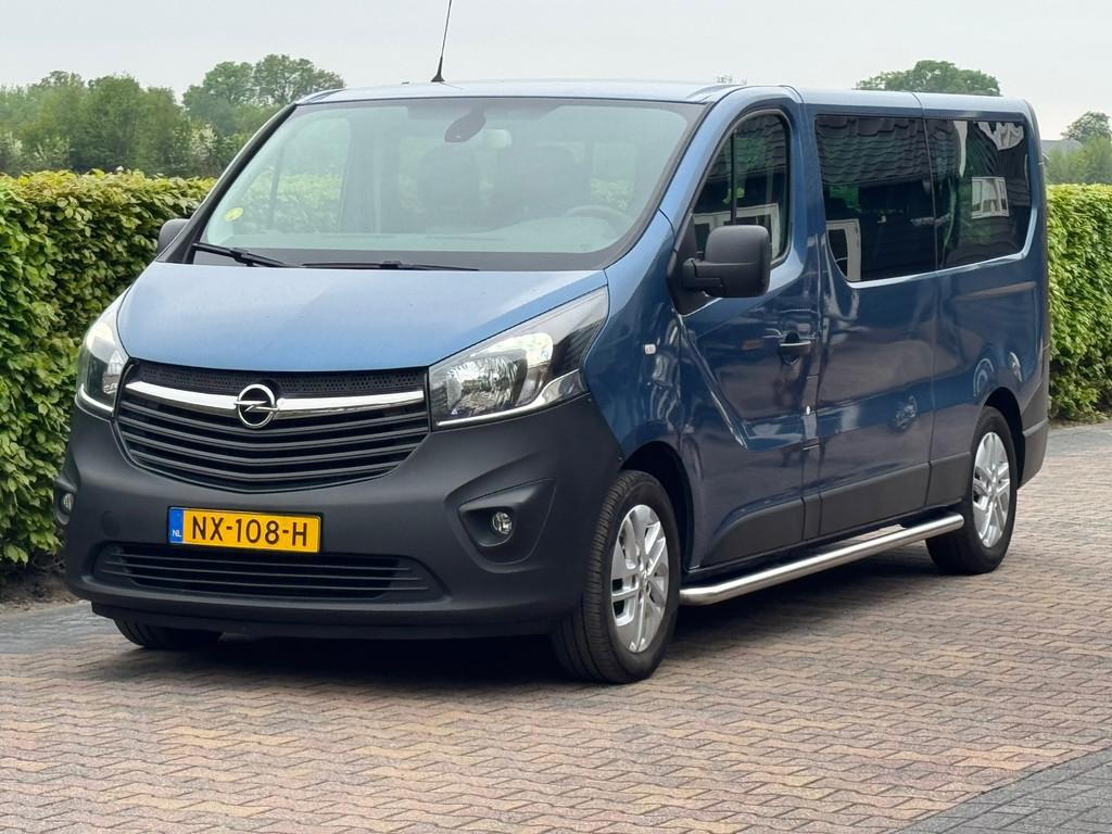 Opel Vivaro Combi 1.6 CDTI L2H1 AIRCO 9 PERSOONS, Auto's, Voorwielaandrijving, Euro 6, 2000 kg, Blauw