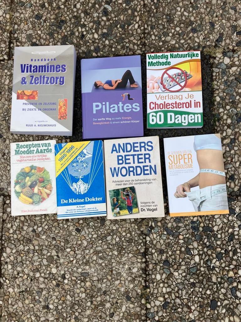 Gezondheidsboeken: Vitamines, Pilates, Cholesterol & meer, Boeken, Ophalen of Verzenden, Zo goed als nieuw