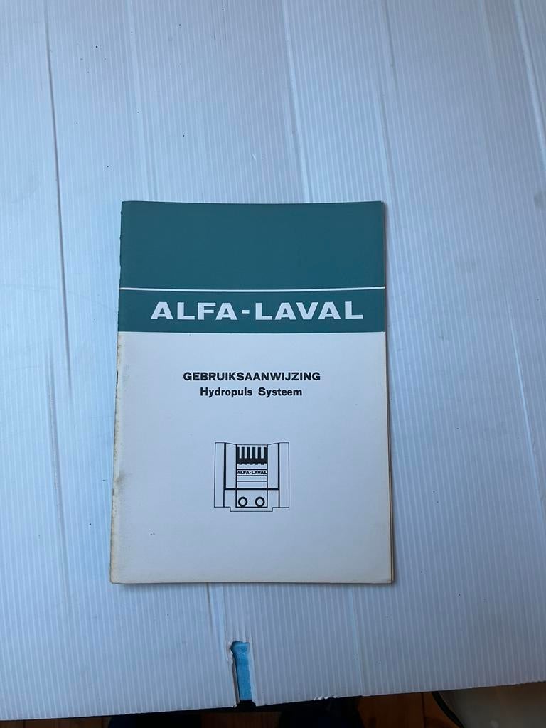 Oud melkboekje van Alfa/laval, Antiek en Kunst, Antiek | Gereedschap en Instrumenten, Ophalen of Verzenden