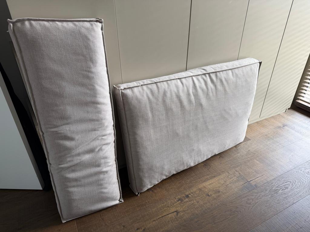 Palletkussens voor Euro Pallet (120x80 cm), Ophalen, Zo goed als nieuw, Beige, Rechthoekig