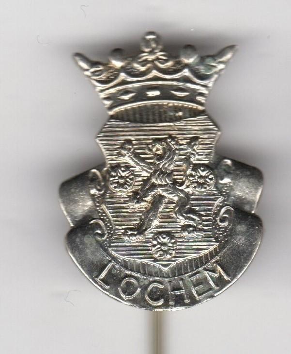 Speldje WAPEN LOCHEM LEEUW MET KROON (A8), Verzamelen, Speldjes, Pins en Buttons, Ophalen of Verzenden, Gebruikt, Overige onderwerpen