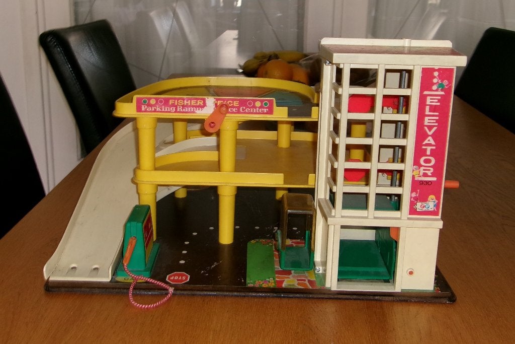 Fisher Price. Oude Parker garage, Kinderen en Baby's, Speelgoed | Fisher-Price, Ophalen of Verzenden, Gebruikt, Speelset