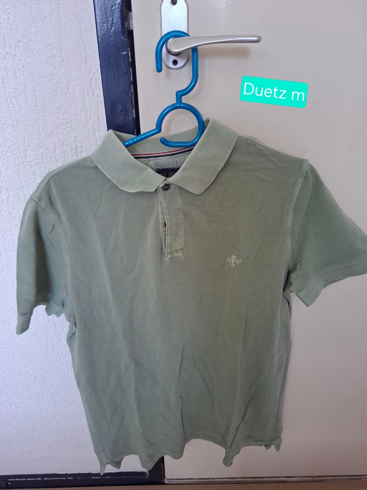 Duetz groene polo shirt maat M, Maat 48/50 (M), Ophalen of Verzenden, Zo goed als nieuw, Duetz