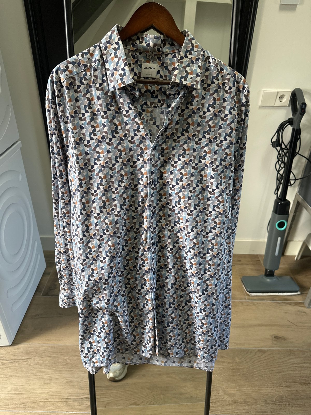 6 Heren Overhemden: Jacks, Ledub, Casa Moda, Olymp (XXL/3XL), Ophalen, Gedragen, Blauw, Overige halswijdtes