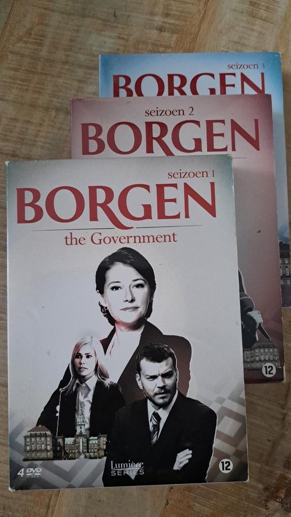Dvd Borgen complete serie., Vanaf 12 jaar, Ophalen, Zo goed als nieuw