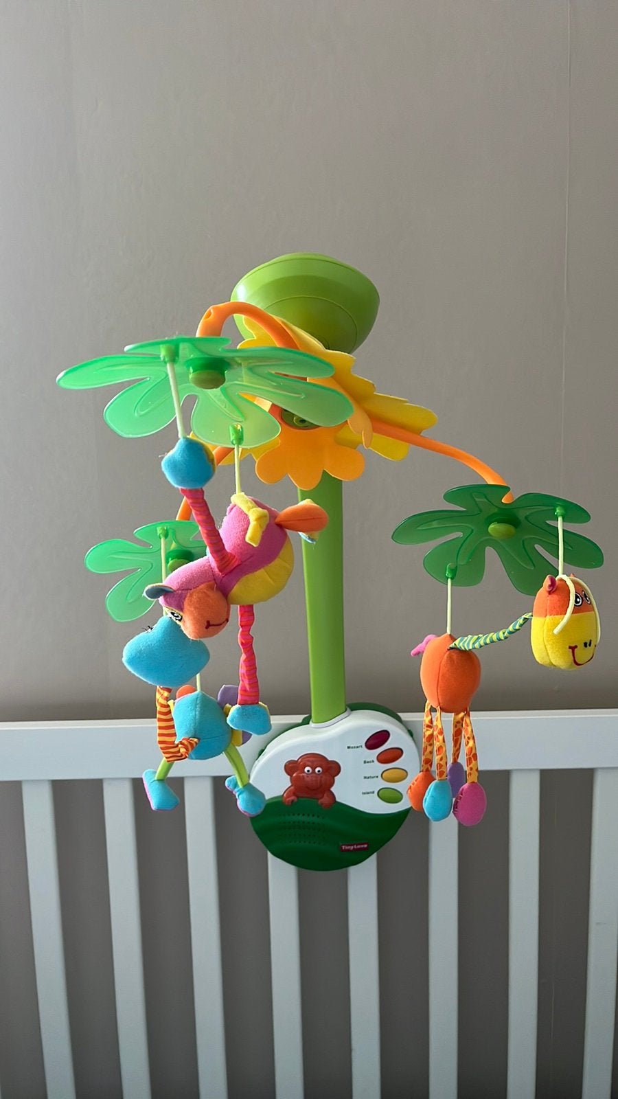 Tiny love muziek en licht mobiel, Kinderen en Baby's, Ophalen of Verzenden, Gebruikt, Mobiel