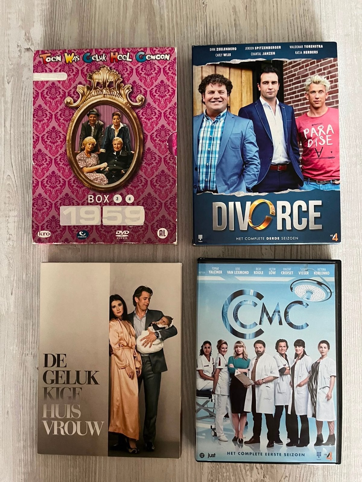 DVD Boxen en Films: Toen Was Geluk Heel Gewoon, Divorce, etc, Gebruikt, Vanaf 16 jaar, Nederlands, Overige genres