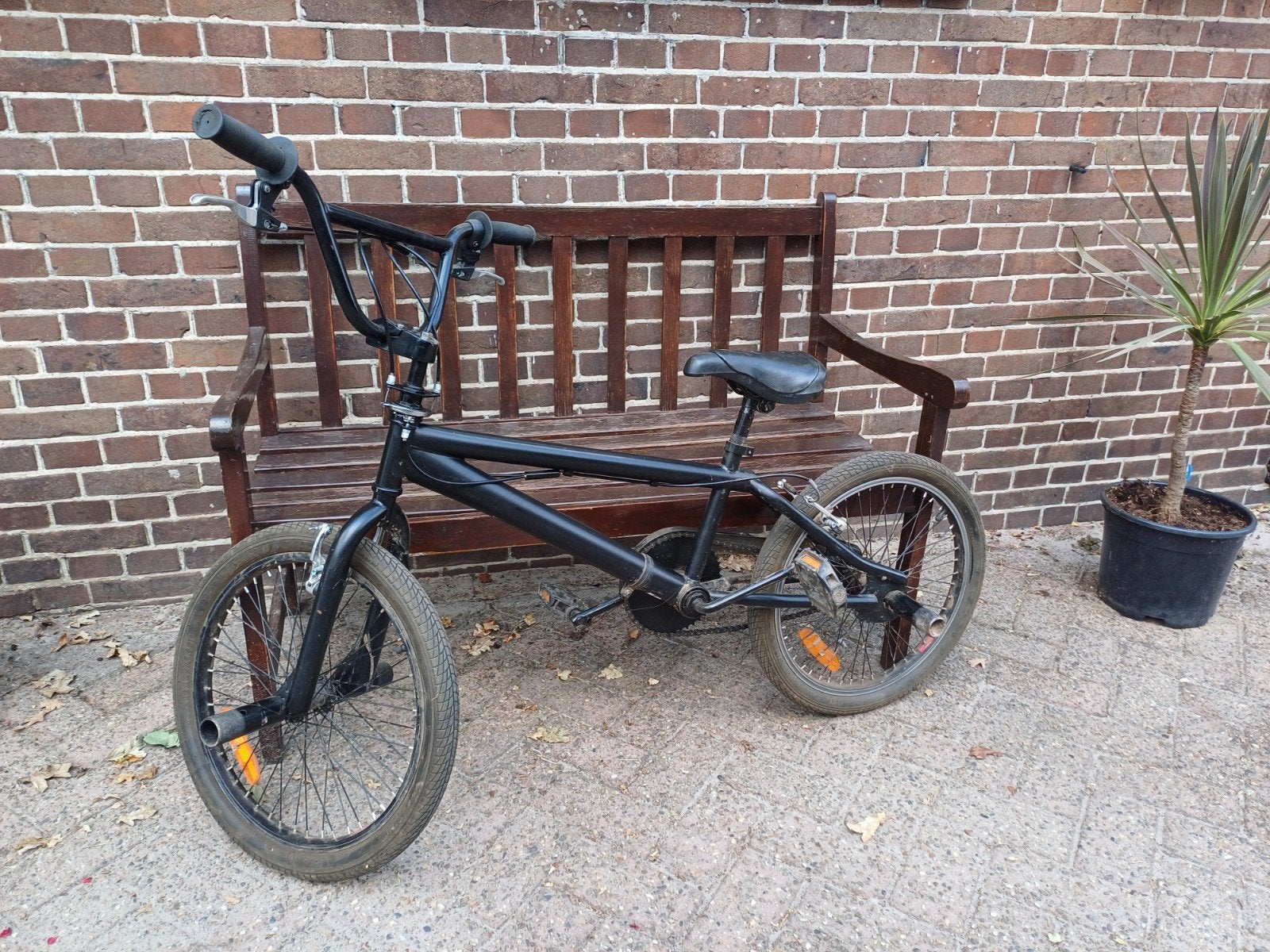 Zwarte BMX fiets - Gebruikt, Ophalen, Gebruikt, Staal, 20 tot 24 inch
