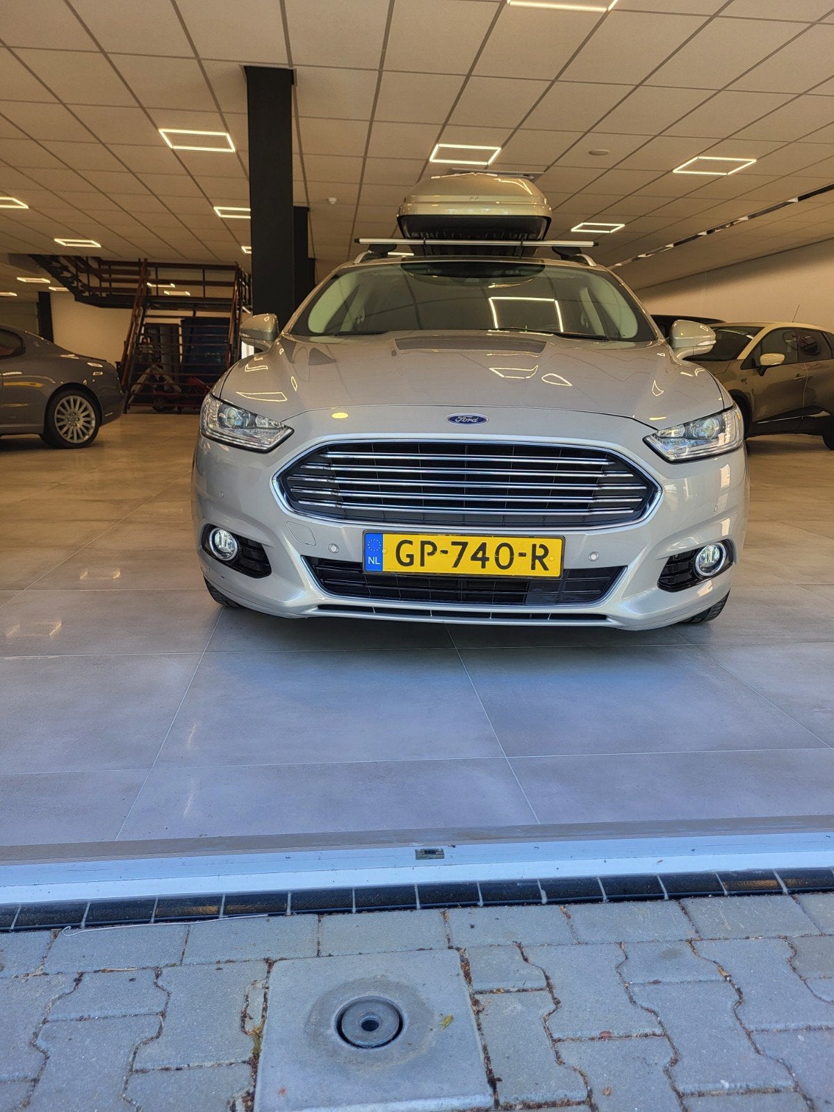Ford Mondeo 2.0 Ecoboost 177KW Wagon AUT 2015 Grijs, Auto's, Ford, 1800 kg, 4 cilinders, Mondeo, Stationwagon