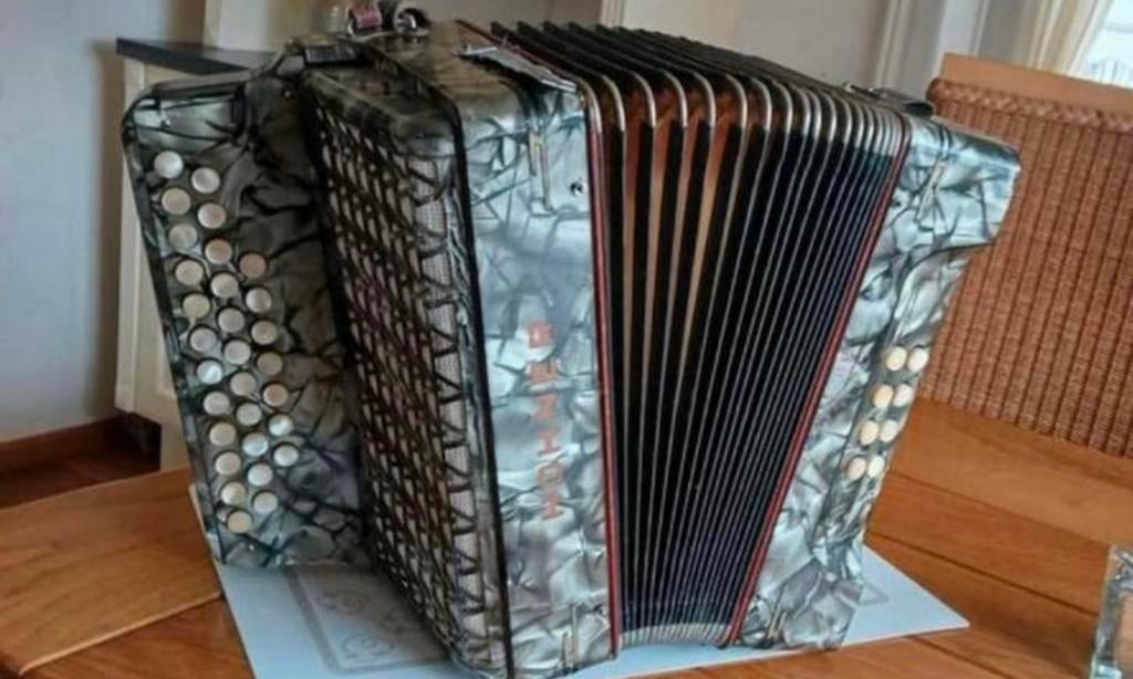 Vintage Hohner club IIB Victoria accordeon, Ophalen, Gebruikt, Overige formaten, Hohner