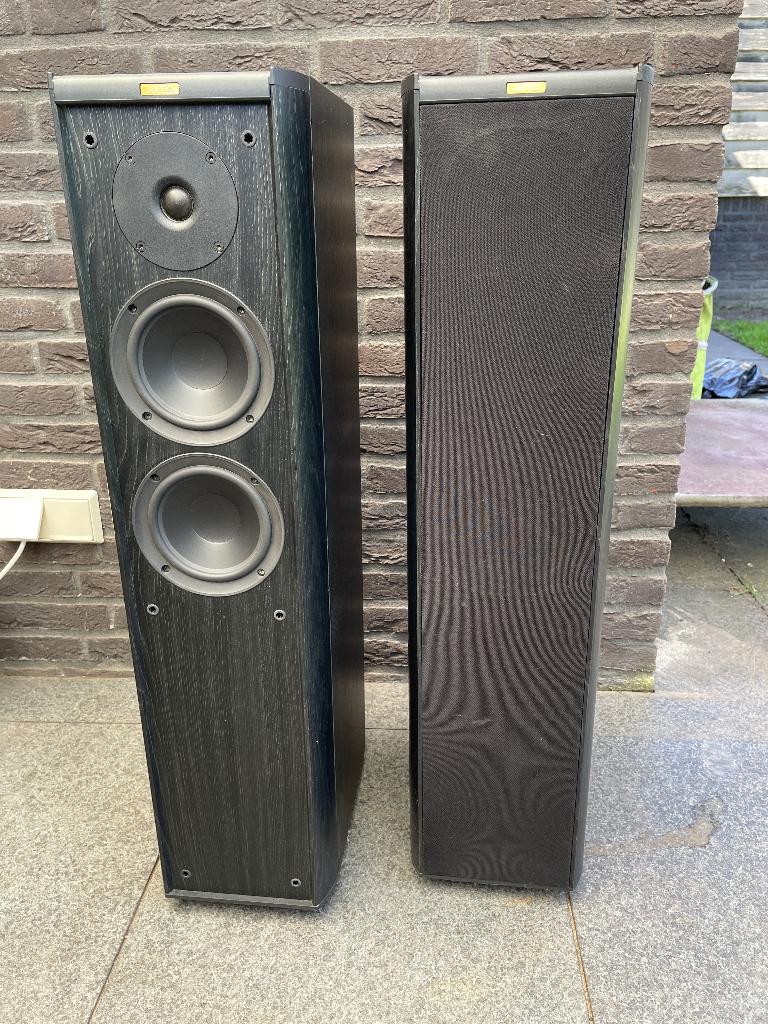 Jamo Classic 6 geluidsboxen, Audio, Tv en Foto, Luidsprekers, Ophalen, Gebruikt, 60 tot 120 watt, Front, Rear of Stereo speakers