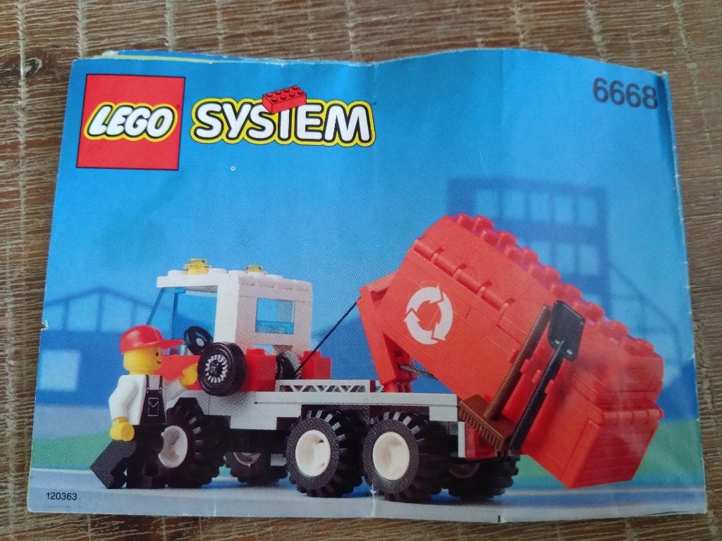 lego 6668 recycle truck, Gebruikt, Overige thema's, Lego, Ophalen of Verzenden