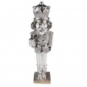 Clayre & Eef Notenkraker 19 cm zilver kerstdecoratie, De Giesel 46, Haelen, Nederland, Nieuw, Ophalen of Verzenden, Info@clayre-eef.com