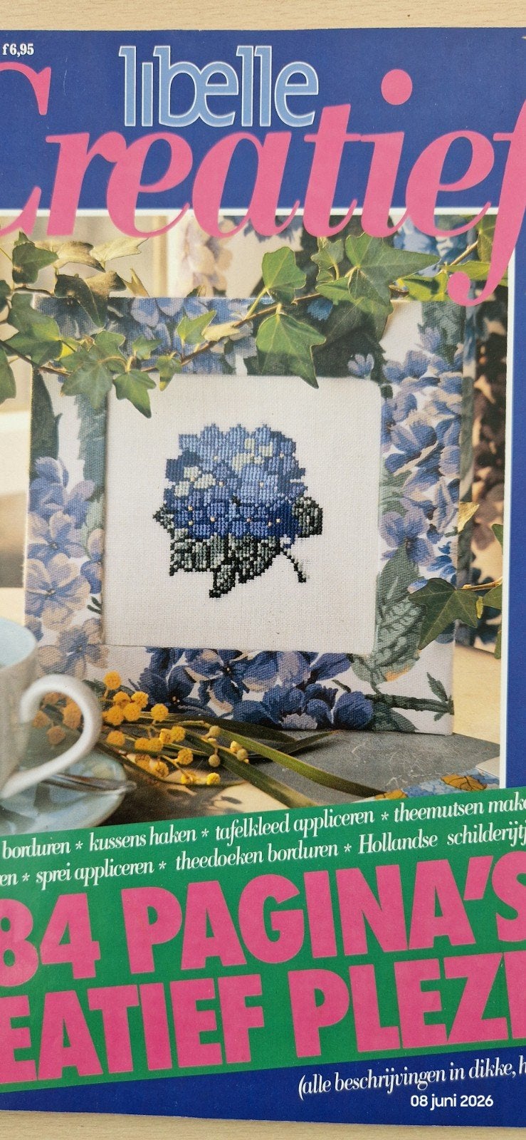 Libelle Creatief Borduurpatronen Magazine 1990, Ophalen of Verzenden, Patroon