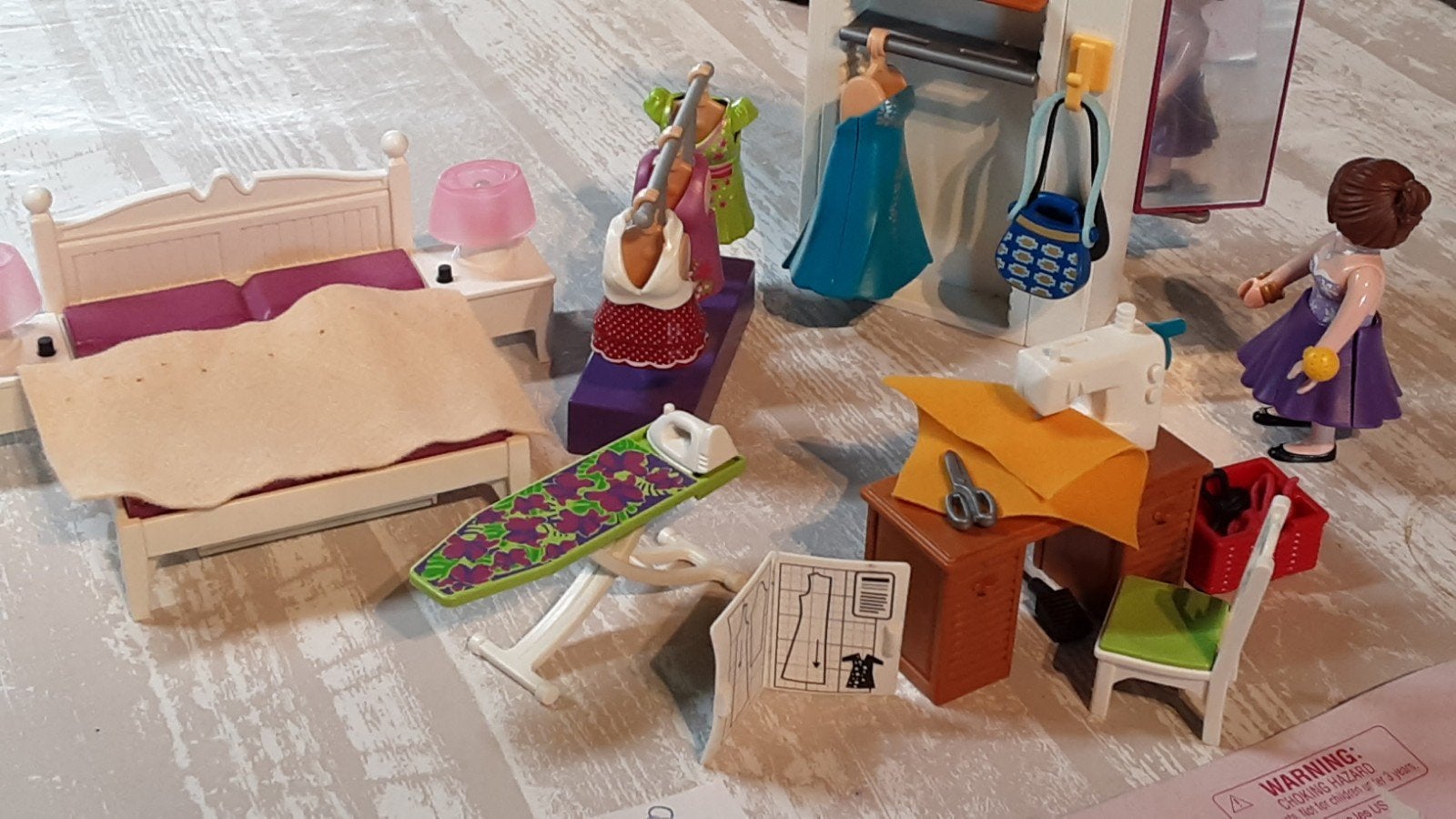 70208 slaapkamer en naai atelier, Complete set, Overige typen, Zo goed als nieuw, Family fun