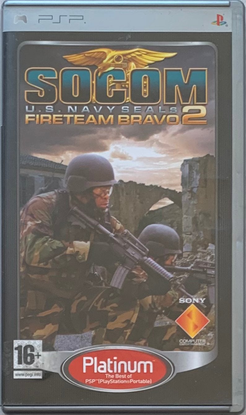 SOCOM U.S. Navy Seals: Fireteam Bravo 2 [PSP], Spelcomputers en Games, Gebruikt, Shooter, 1 speler, Ophalen of Verzenden