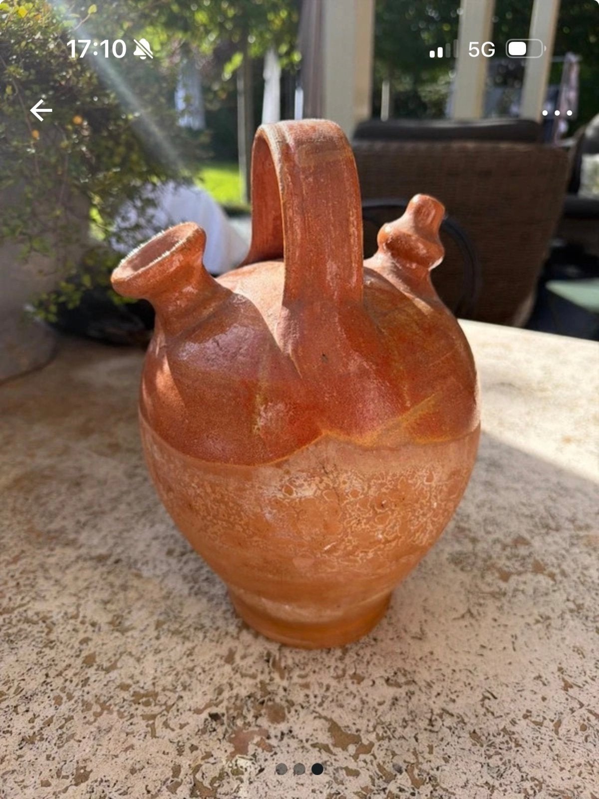 Oud terracotta kruikje - Decoratief en Uniek, Ophalen of Verzenden