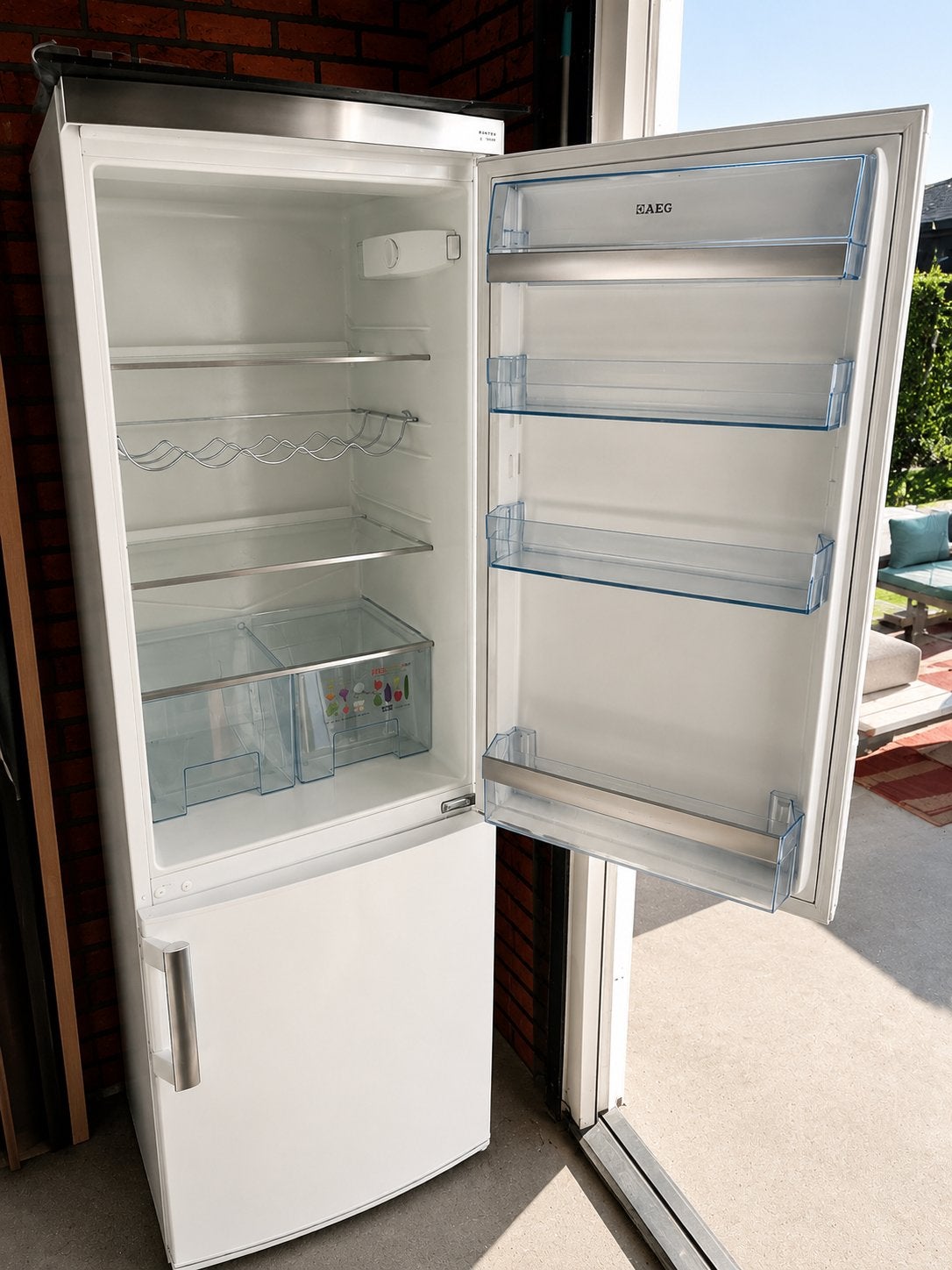 AEG Santo OKO Koel-vriescombinatie - Goed werkend, Ophalen, Gebruikt, 200 liter of meer, 60 cm of meer