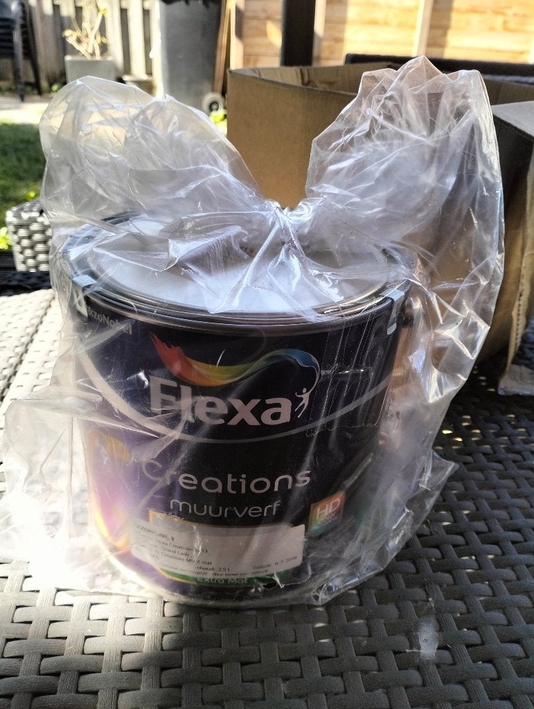Flexa grandl lady 2.5 liter blik, Ophalen, Bruin, Nieuw, Verf