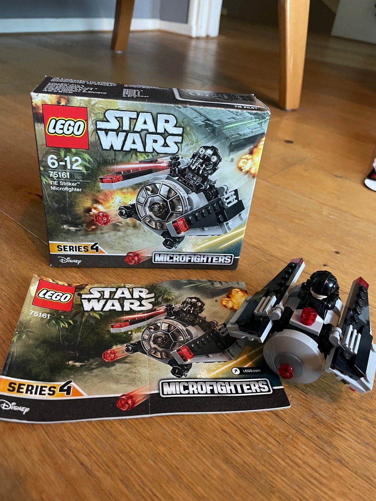 Lego Star Wars 75161 TIE Striker Microfighter compleet, Ophalen, Inclusief instructies, Lego, Zo goed als nieuw
