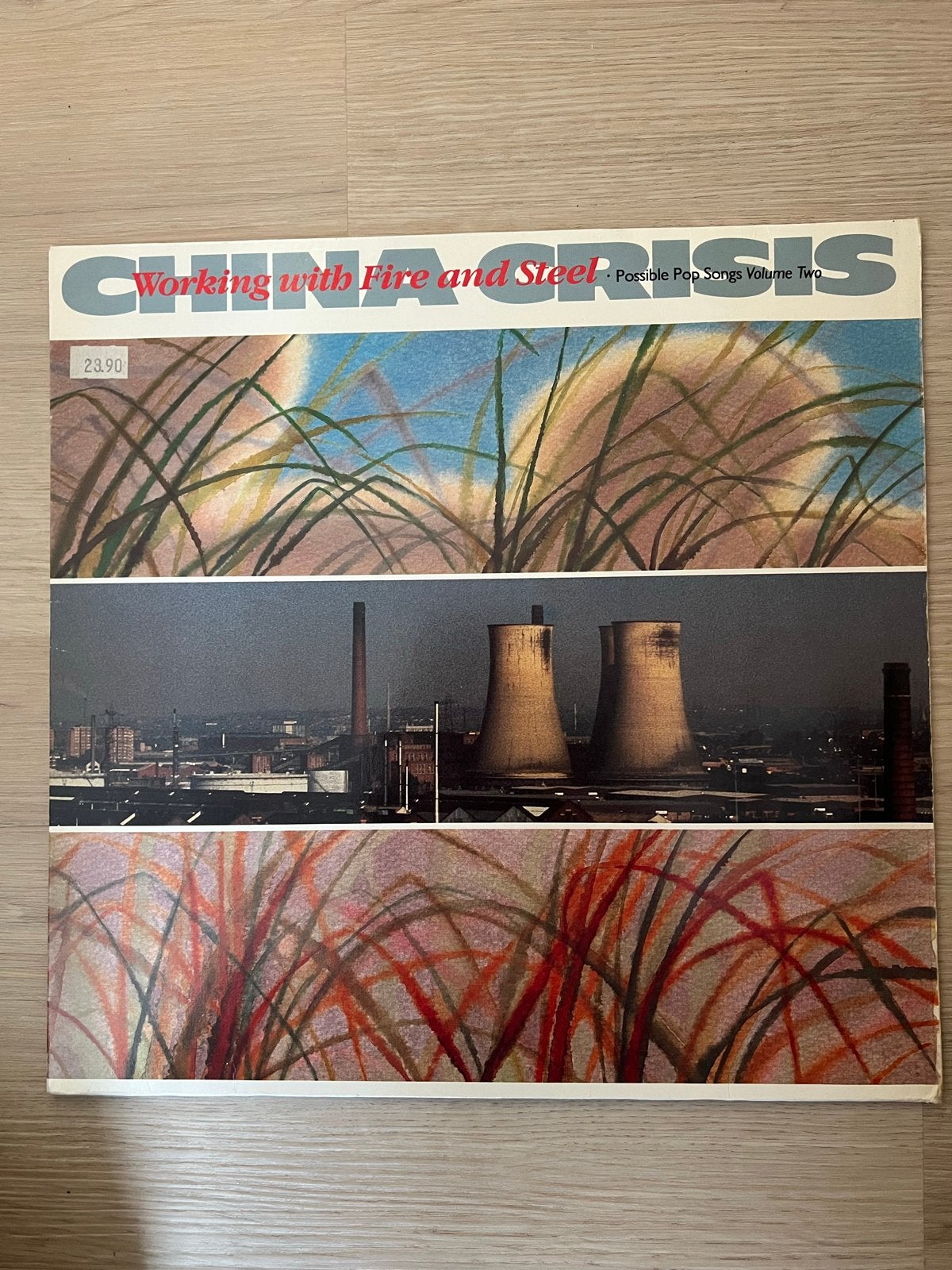 China Crisis - Working with Fire and Steel LP (1983), Ophalen of Verzenden, Gebruikt, 12 inch
