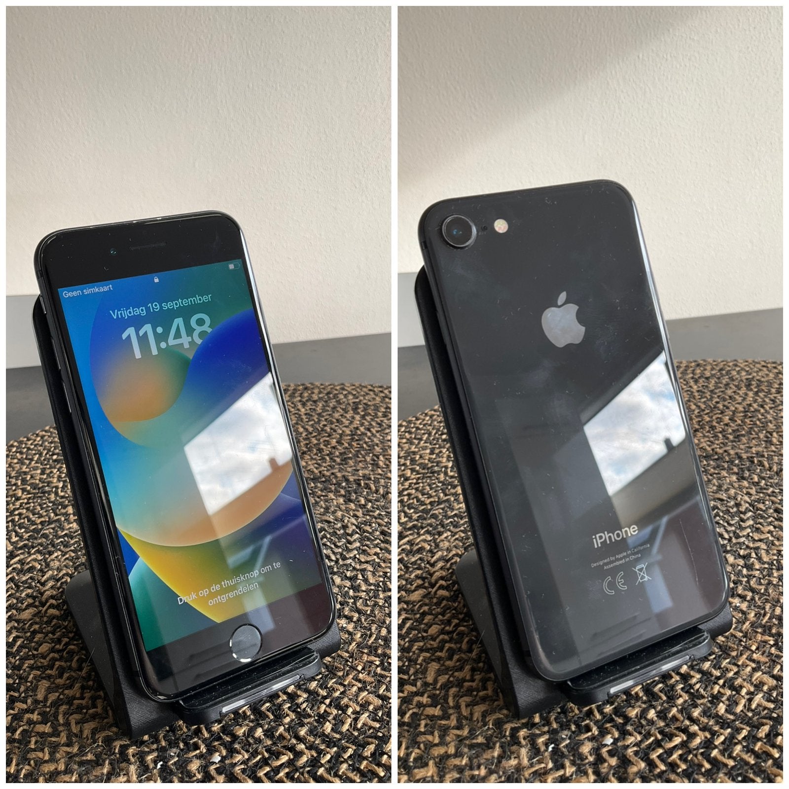 Partij iPhones 8 stuks, Ophalen, Zwart, Zonder simlock, Zonder abonnement
