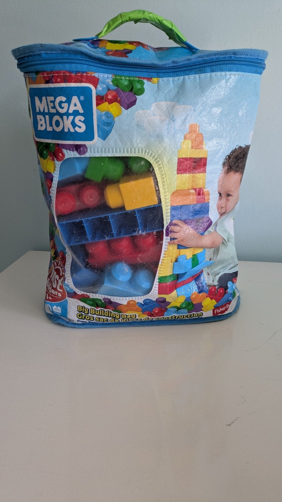 Mega Bloks First Builders Big Building Bag, Kinderen en Baby's, Speelgoed | Bouwstenen, Ophalen of Verzenden, Gebruikt, Megabloks