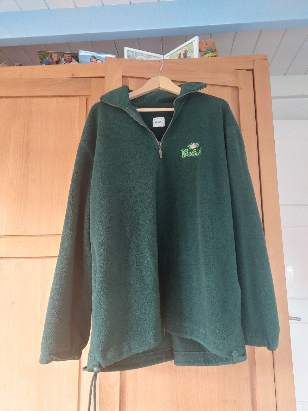 Grolsch fleece vest. Maat L, Kleding | Heren, Ophalen of Verzenden, Zo goed als nieuw