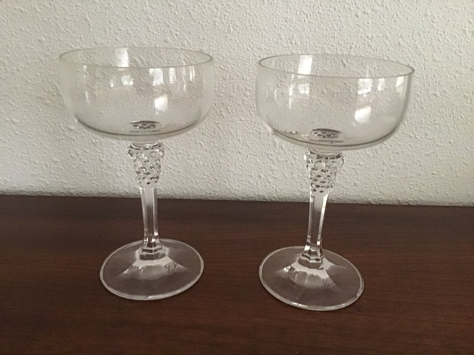 vintage kristallen Zwiesel Solitair glazen. Champagne coupe., Ophalen of Verzenden, Zo goed als nieuw, Overige typen