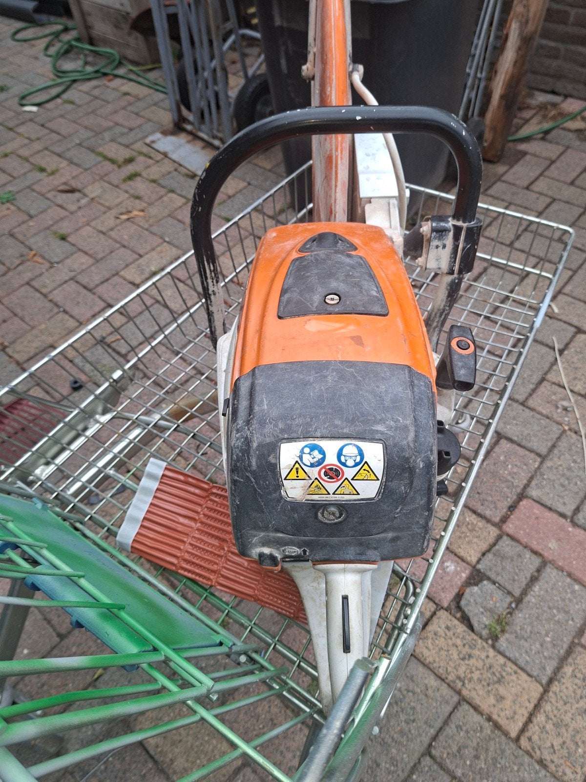 Stihl TS 800 doorslijper - Krachtige doorslijpmachine, Stihl, Gebruikt, 70 mm of meer, Overige typen