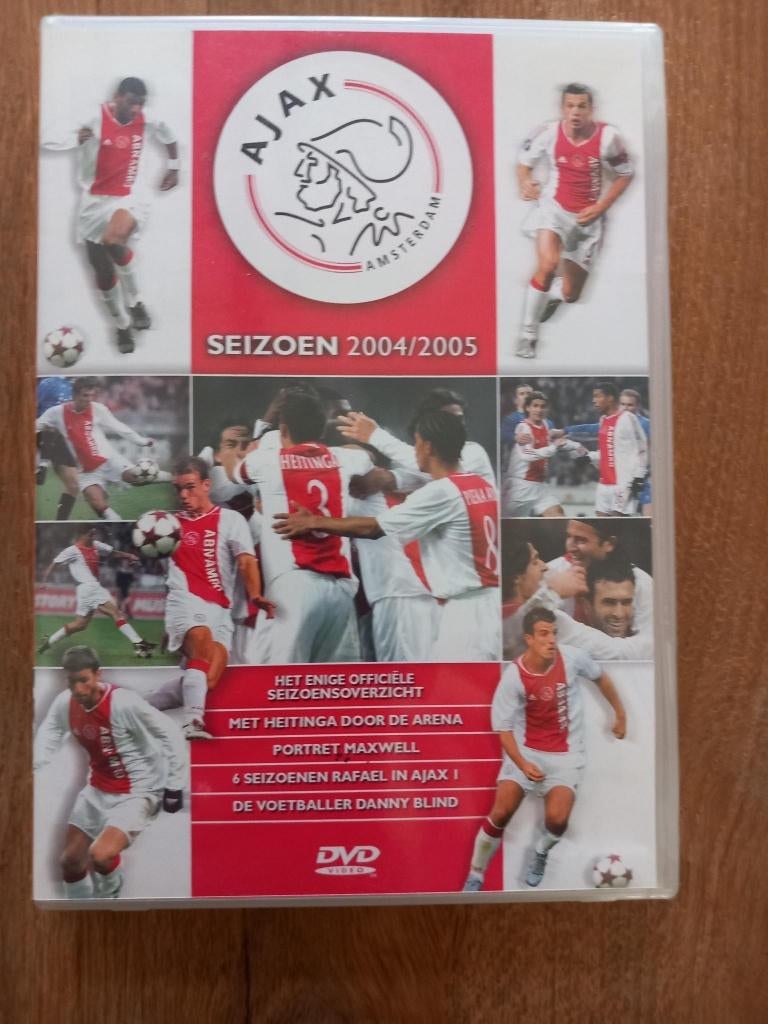 DVD Ajax Seizoensoverzicht 2004/2005, Cd's en Dvd's, Voetbal, Gebruikt, Alle leeftijden, Ophalen of Verzenden
