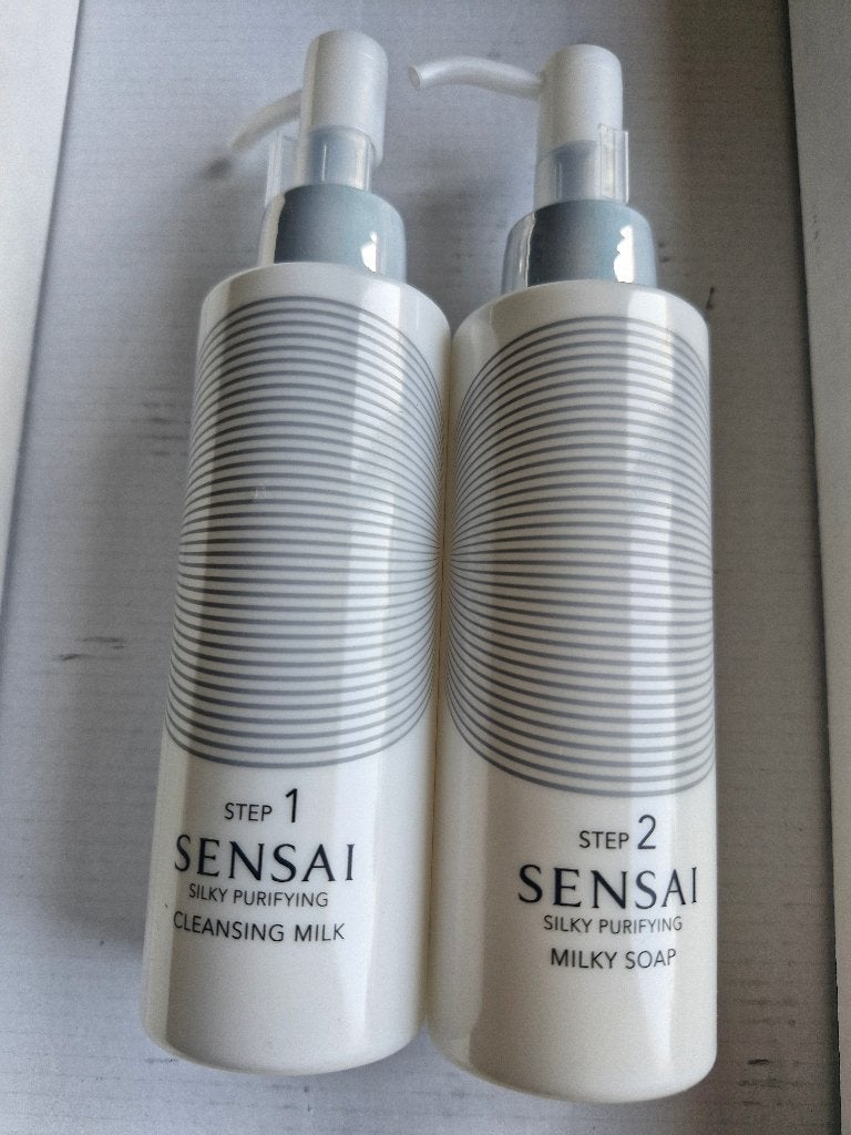 Sensai Step 1 CleansingMilk 150ml & Step 2 Milky Soap 150ml, Verzenden, Nieuw, Gehele gezicht, Reiniging