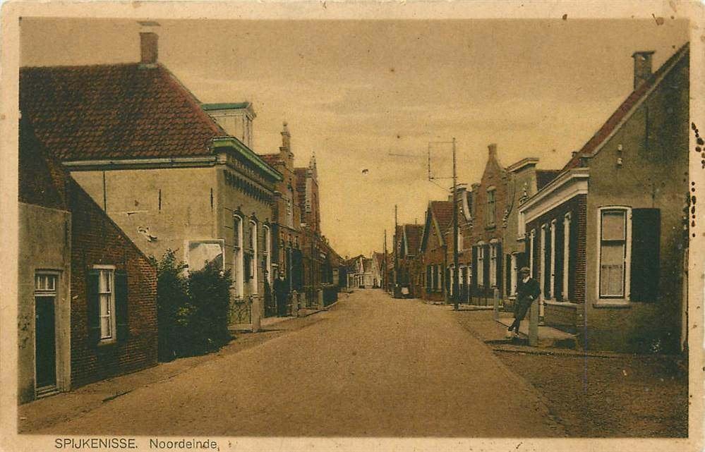 304-097-007 Spijkenisse Noordeinde, Verzamelen, Verzenden, Voor 1920, Zuid-Holland