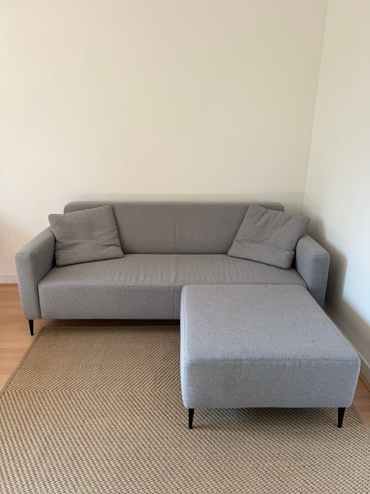 Goossens Key West Bank, Hocker en 2 Sierkussens, Ophalen, Driepersoons, 75 tot 100 cm, Zo goed als nieuw