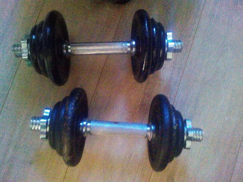 Fitness set:, Ophalen of Verzenden, Gebruikt, Buik, Dumbbell
