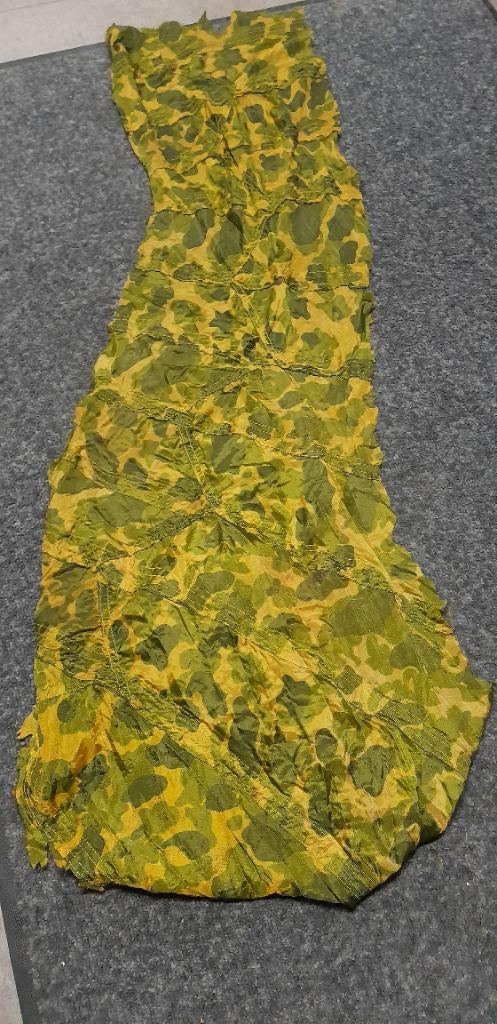 Us airborne parachute camo stuk ww2, Verzamelen, Ophalen of Verzenden, Landmacht, Amerika, Kleding of Schoenen