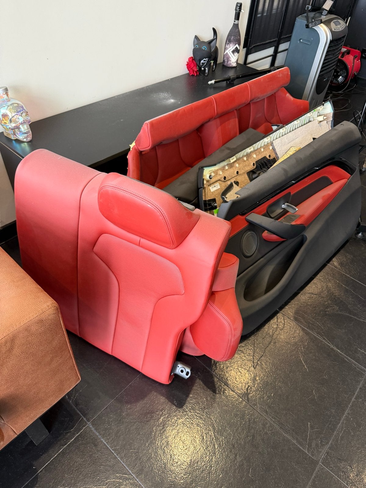 BMW M4 F82 F83 F32 F33 F36 Rood Leder Interieur, Auto-onderdelen, Ophalen, Gebruikt, BMW