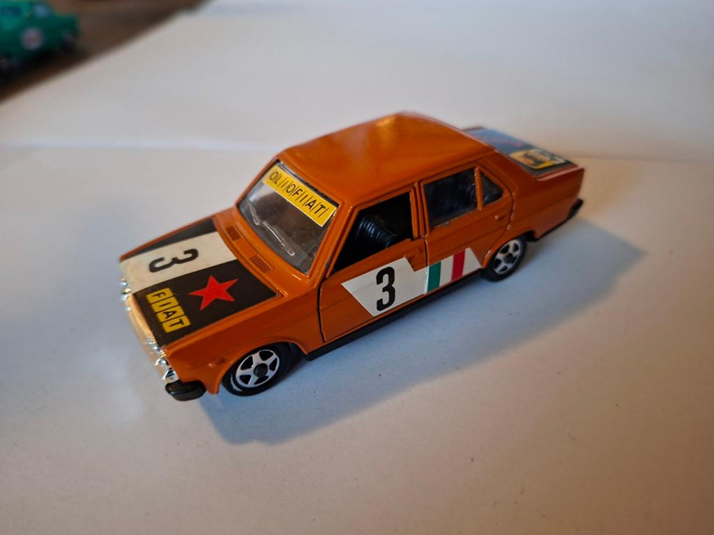 Mebetoys Fiat 131 Rally 1:43 # A-98 Mattel, Ophalen of Verzenden, Zo goed als nieuw, Auto, Overige merken