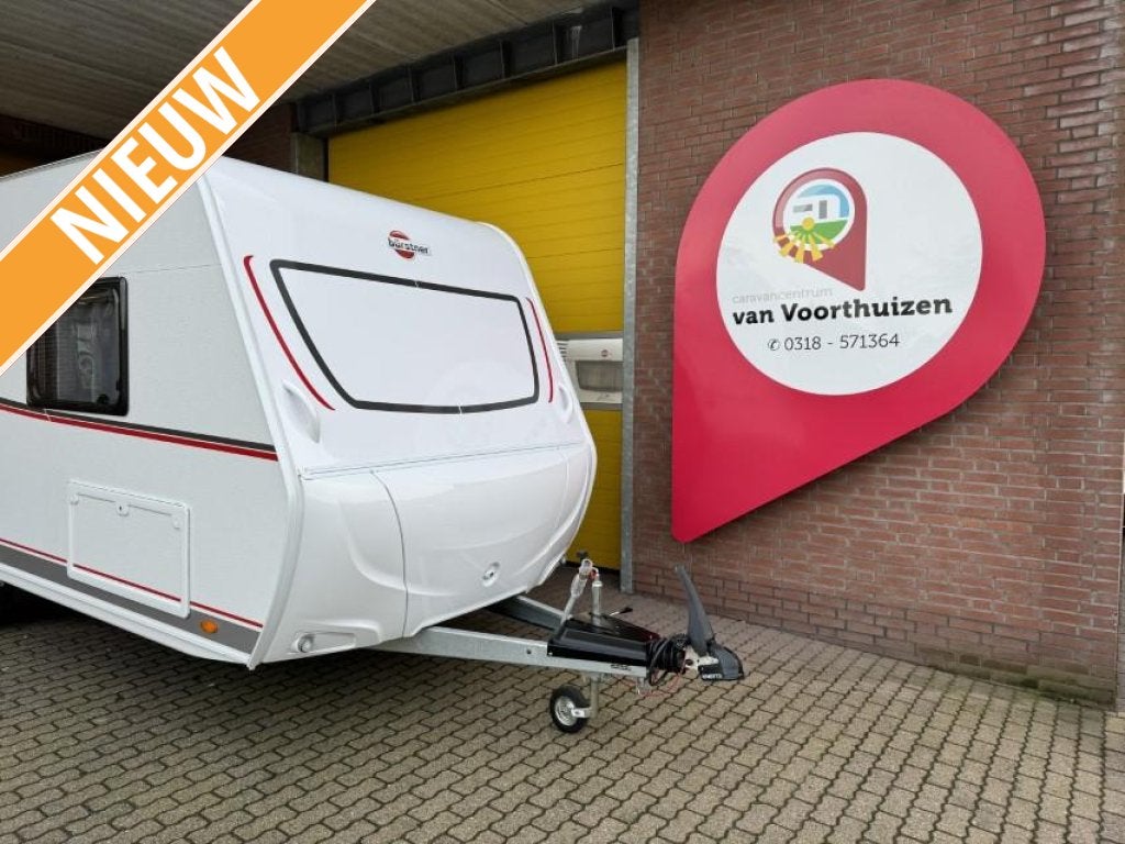 Bürstner Premio Life 480 TS, Tot en met 3, 5 tot 6 meter, Schokbreker, Bedrijf