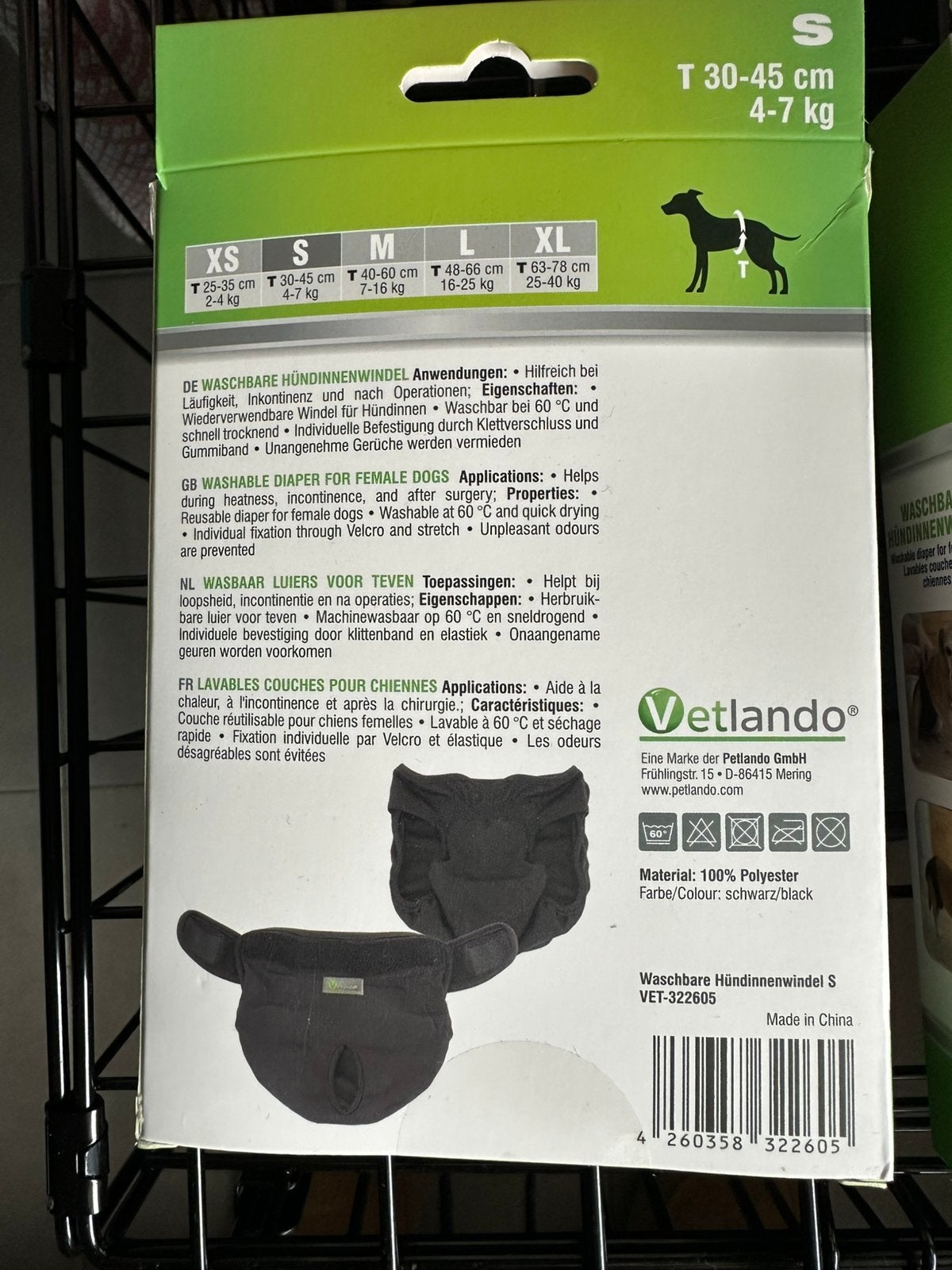 Loopsheid broekjes maat S, Dieren en Toebehoren, Ophalen of Verzenden, Nieuw