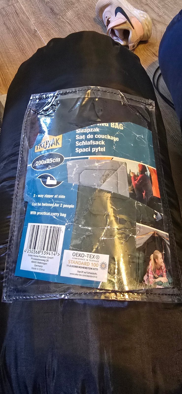 Froyak Ultra Light Slaapzak blauw - Zo goed als nieuw, Ophalen, Zo goed als nieuw