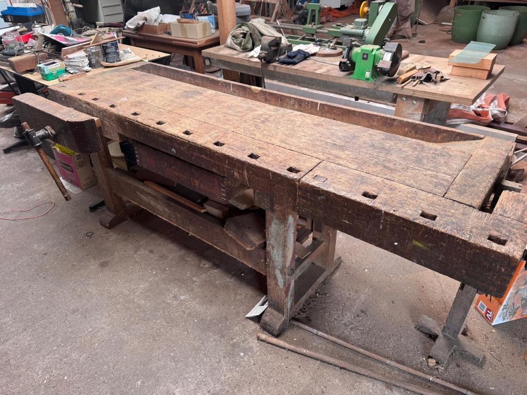 Werkbank, Doe-het-zelf en Verbouw, Ophalen, Gebruikt, Minder dan 70 cm, Bankschroef