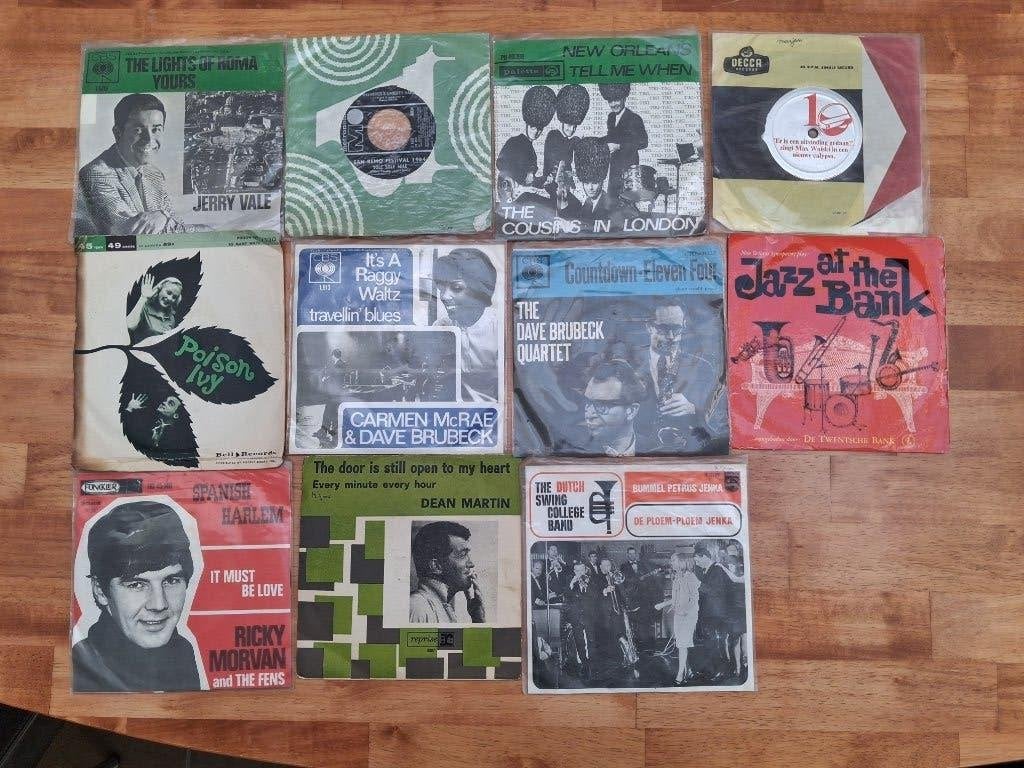 11 singles jaren 60 - jazzy, Ophalen, Gebruikt, Overige genres, Overige typen
