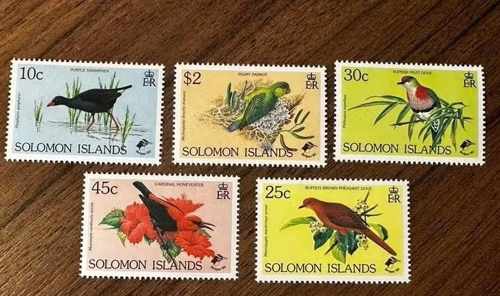 Solomon Islands 1990 Vogels Postfris Set, Ophalen of Verzenden, Postfris