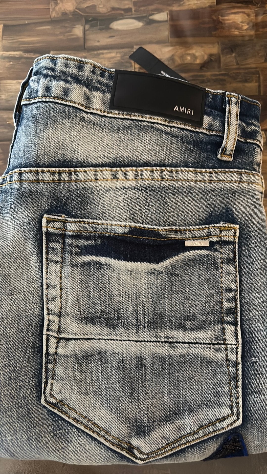 Amiri Heren Jeans nieuw maat 32, Ophalen of Verzenden, Zo goed als nieuw, Blauw, W32 (confectie 46) of kleiner