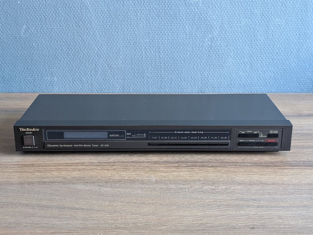 Technics ST-500 Tuner - Erg netjes!, Ophalen of Verzenden, Zo goed als nieuw, Analoog